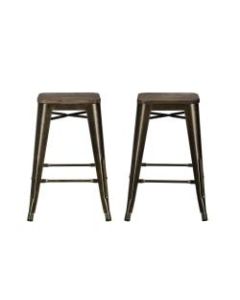 DHP Fusion Backless Counter Stool, Bronze