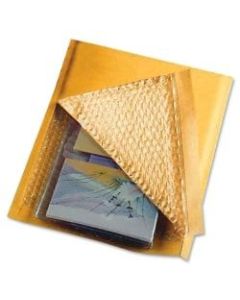 Sealed Air Jiffylite Cushioned Mailers, #0, 6in x 10in, 100% Recycled, Satin Gold, Box Of 200