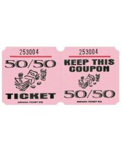 Amscan 50/50 Ticket Roll, Pink, Roll Of 1,000 Tickets