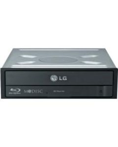 LG BH16NS40 Blu-ray Writer - BD-R/RE Support - 16x CD Read/48x CD Write/24x CD Rewrite - 12x BD Read/16x BD Write/12x BD Rewrite - 16x DVD Read/16x DVD Write/8x DVD Rewrite - Double-layer Media Supported - SATA - 5.25in - 1/2H