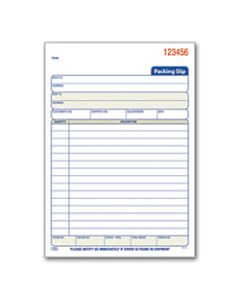 Adams Carbonless Packing Slip Book, 5 9/16in x 7 15/16in, 3-Part