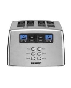 Cuisinart Countdown Leverless 4-Slice Extra-Wide Slot Toaster, Stainless Steel