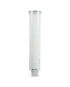 San Jamar Small Pull-type Water Cup Dispenser - Pull Type - Wall Mountable - Plastic - Transparent White