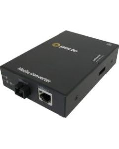 Perle S-110-M1SC2U - 10/100 Fast Ethernet Media and Rate Converter - 1 x Network (RJ-45) - 1 x SC Ports - 100Base-BX, 10/100Base-TX - Rail-mountable, Rack-mountable, Desktop