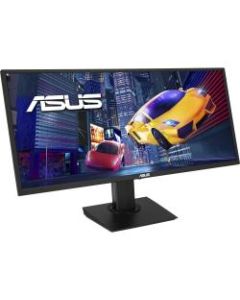 ASUS VP348QGL - LCD monitor - 34in - 3440 x 1440 UWQHD - VA - 350 cd/m2 - 3000:1 - HDR10 - 4 ms - 2xHDMI, DisplayPort - speakers - black