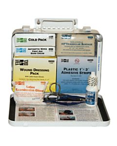 25 Person Vehicle First Aid Kits, Weatherproof Steel, Wall Mount