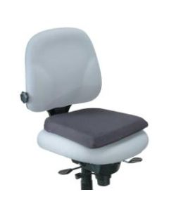 Office Depot Brand Memory Foam Seat Rest, 2inH x 16 1/8inW x 16 15/16inD, Black