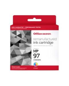Office Depot Brand OD297A Remanufactured Tri-Color Ink Cartridge Replacement For HP 97