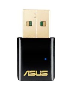 Asus USB-AC51 IEEE 802.11ac - Wi-Fi Adapter for Desktop Computer/Notebook - USB - 433 Mbit/s - 2.40 GHz ISM - 5 GHz UNII - External