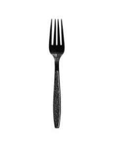 Dart Guildware Extra Heavyweight Plastic Forks, Black, Pack Of 1,000 Forks