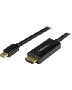 StarTech.com Mini DisplayPort To HDMI Adapter Cable, Black