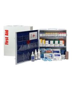 First Aid Only 3-Shelf First Aid Station With Medications, White, 676 Pieces