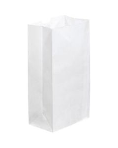 Partners Brand Grocery Bags, 11inH x 6inW x 3 5/8inD, White, Case Of 500