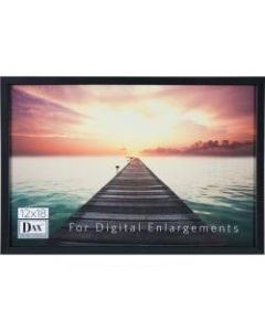 DAX Digital Enlargement Black Wood Frame - Digital Frame - Black - Protective Glass - Wall Mountable