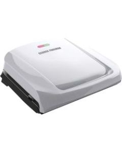 George Foreman 4-Serving Removable Plate & Panini Grill - Platinum - Platinum