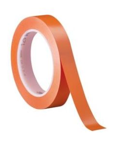 3M 471 Vinyl Tape, 3in Core, 0.75in x 36 Yd., Orange, Case Of 3