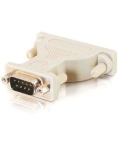 C2G DB9 Male to DB25 Female Serial Adapter - 1 x DB-9 Male Serial - 1 x DB-25 Female Serial - Beige