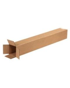 Office Depot Brand Corrugated Cartons, 4in x 4in x 30in, Kraft, Pack Of 25