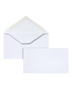 Office Depot Brand #6 3/4 Envelopes, Gummed Seal, White, Box Of 500