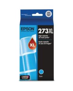Epson 273XL Claria Premium High-Yield Cyan Ink Cartridge, T273XL220-S