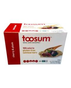 Toosum Healthy Foods Oatmeal Bars, Cherry and Plum, 1.07 Oz, Pack Of 120 Bars