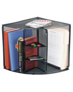 Brenton Studio Black Mesh Corner Shelf
