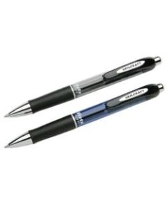 Vista Retractable Security Gel Pen, Fine Point, Black Barrel, Black Ink, Pack Of 3 (AbilityOne 7520-01-574-5970)