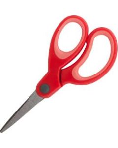 Sparco 5in Kids Pointed End Scissors - 5in Overall Length - Pointed Tip - Red - 1 Each