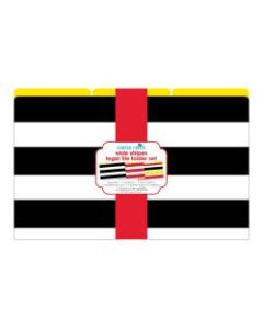 Barker Creek File Folders, Legal Size, Wide Stripes, Pack Of 9