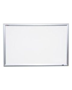 SKILCRAFT Porcelain Magnetic Dry-Erase Whiteboard, 60in x 36in, Aluminum Frame With Silver Finish (AbilityOne 7110 01 568 0406)