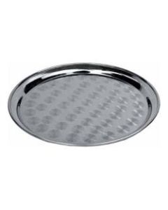 Winco Stainless Steel Round Serving Tray, 16in