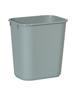 Rubbermaid Durable Polyethylene Wastebasket, 3 1/4 Gallons (12.3L), Gray