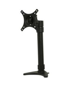 Peerless-AV LCT100S Desk Mount for Flat Panel Display - Black - Adjustable Height - 12in to 38in Screen Support - 20 lb Load Capacity - 75 x 75, 100 x 100 VESA Standard - 1