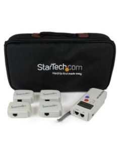 StarTech.com Professional RJ45 Network Cable Tester with 4 Remote Loopback Plugs