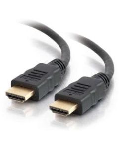 C2G 1.5ft 4K HDMI Cable with Ethernet - High Speed HDMI Cable - M/M - HDMI for Audio/Video Device - 1.50 ft - 1 x HDMI Male Digital Audio/Video - 1 x HDMI Male Digital Audio/Video - Gold Plated Connector