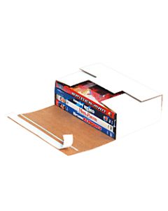 Office Depot Brand White Corrugated DVD Mailers, 7 11/16in x 5 7/16in x 2 7/16in, Pack Of 200