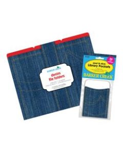 Barker Creek Folder/Pocket Set, 9in x 12in, Denim