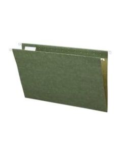 Smead Premium-Quality Hanging Folders, 1/5 Cut, Legal Size, Standard Green, Pack Of 25