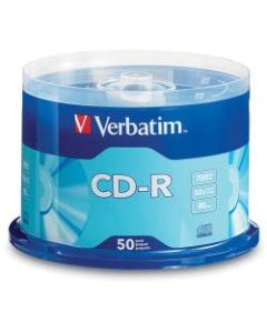 Verbatim CD-R Spindle, 700MB, Pack of 50