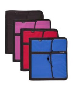 Five Star Zippered 3-Ring Binder Filer, 2in Round Rings, Assorted Colors
