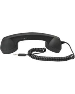 Premiertek Retro Handset for iPhone and iPad - Corded - Black