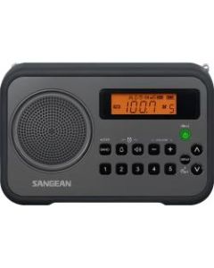 Sangean PR-D18 Desktop Clock Radio - 1 W RMS - Mono