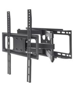 Manhattan Universal Basic LCD Full-Motion Wall Mount - Holds One 32in to 55in Flat-Panel or Curved TV up to 88 lbs.; Adjustment Options to Tilt, Swivel and Level; Black