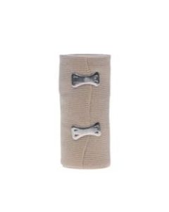 Medline Sure-Wrap Nonsterile Elastic Bandages, 4in x 5 Yd., Tan, Pack Of 50