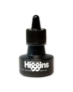 Higgins Waterproof India Ink - Black 1 fl oz Ink - Water Proof - 1 Each