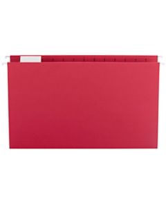 Smead Hanging File Folders, Legal Size, Red, Pack Of 25