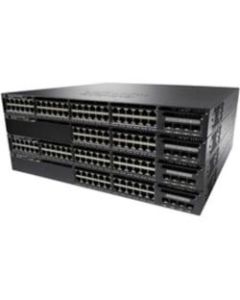 Cisco Catalyst 3650-48F Layer 3 Switch - 48 Ports - Manageable - 10/100/1000Base-T - 4 Layer Supported - 4 SFP Slots - 1U High - Rack-mountable, Desktop - Lifetime Limited Warranty