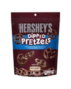 Hersheys Chocolate-Dipped Pretzels, 8.5 Oz, Pack Of 6 Bags