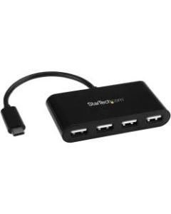 StarTech.com 4 Port USB C Hub - Mini Hub - USB-C to 4x USB-A - USB 2.0 Hub - USB Type C Hub - USB C to USB Hub - USB C Port Expander