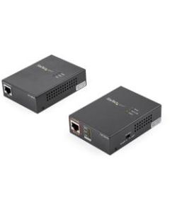 StarTech.com 1 Port Gigabit PoE Injector & Splitter Kit - 60W High/Ultra Power over Ethernet Injector 100m - 12V-24VDC Out 802.3bt Midspan